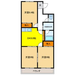 コンフォースＳＵＮの物件間取画像